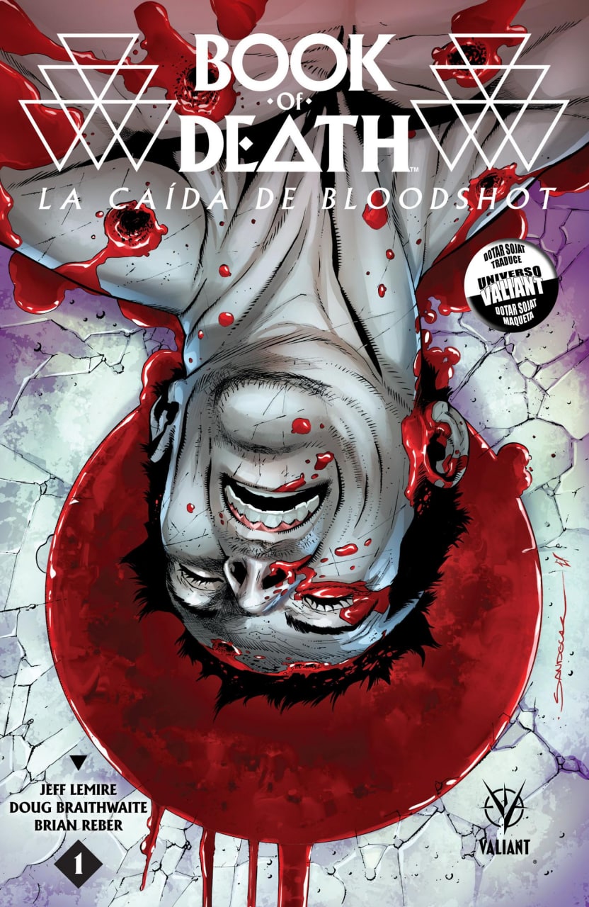 Portada ampliada de BOOK OF DEATH LA CAIDA DE BLOODSHOT