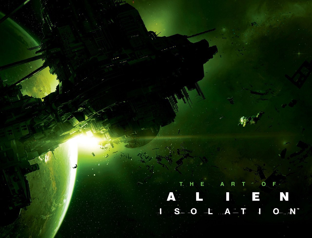Portada ampliada de THE ART OF ALIEN ISOLATION