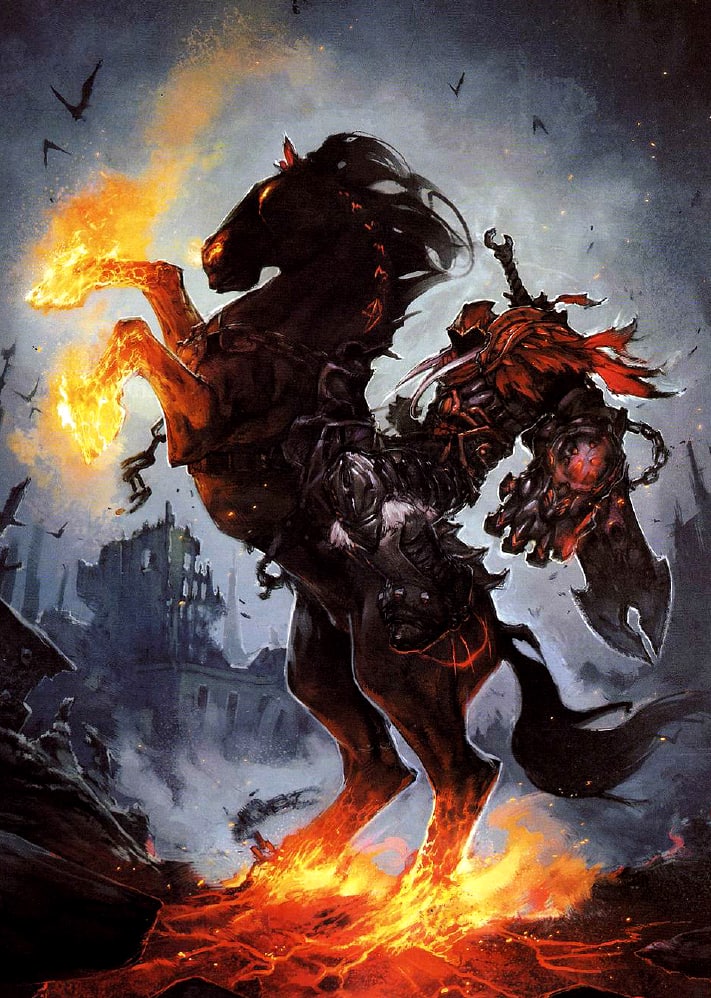 Portada ampliada de The Art of Darksiders