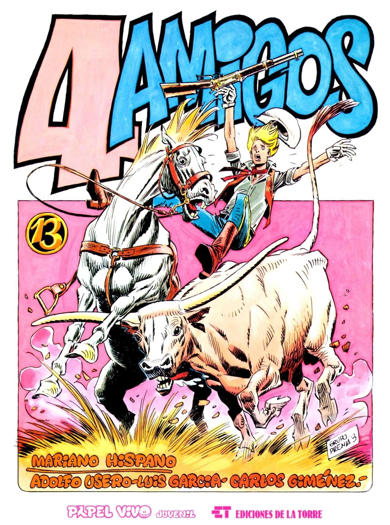 Portada ampliada de 4 Amigos
