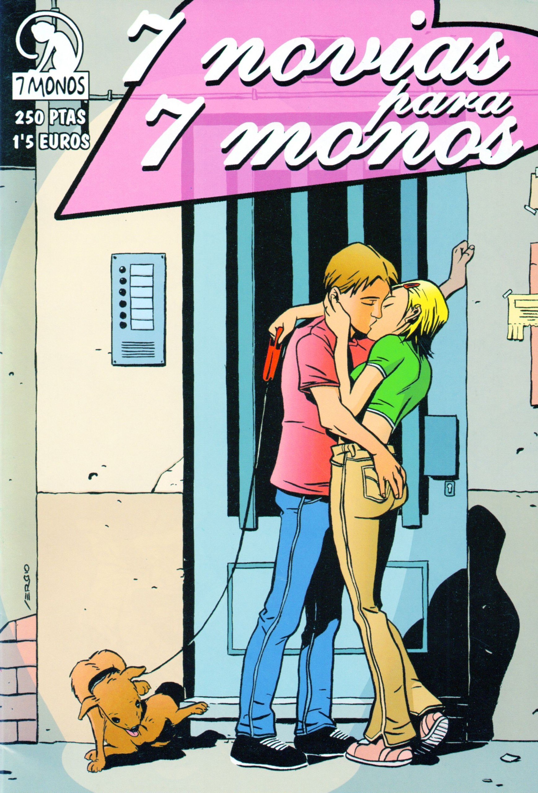 Portada ampliada de 7 novias para 7 monos