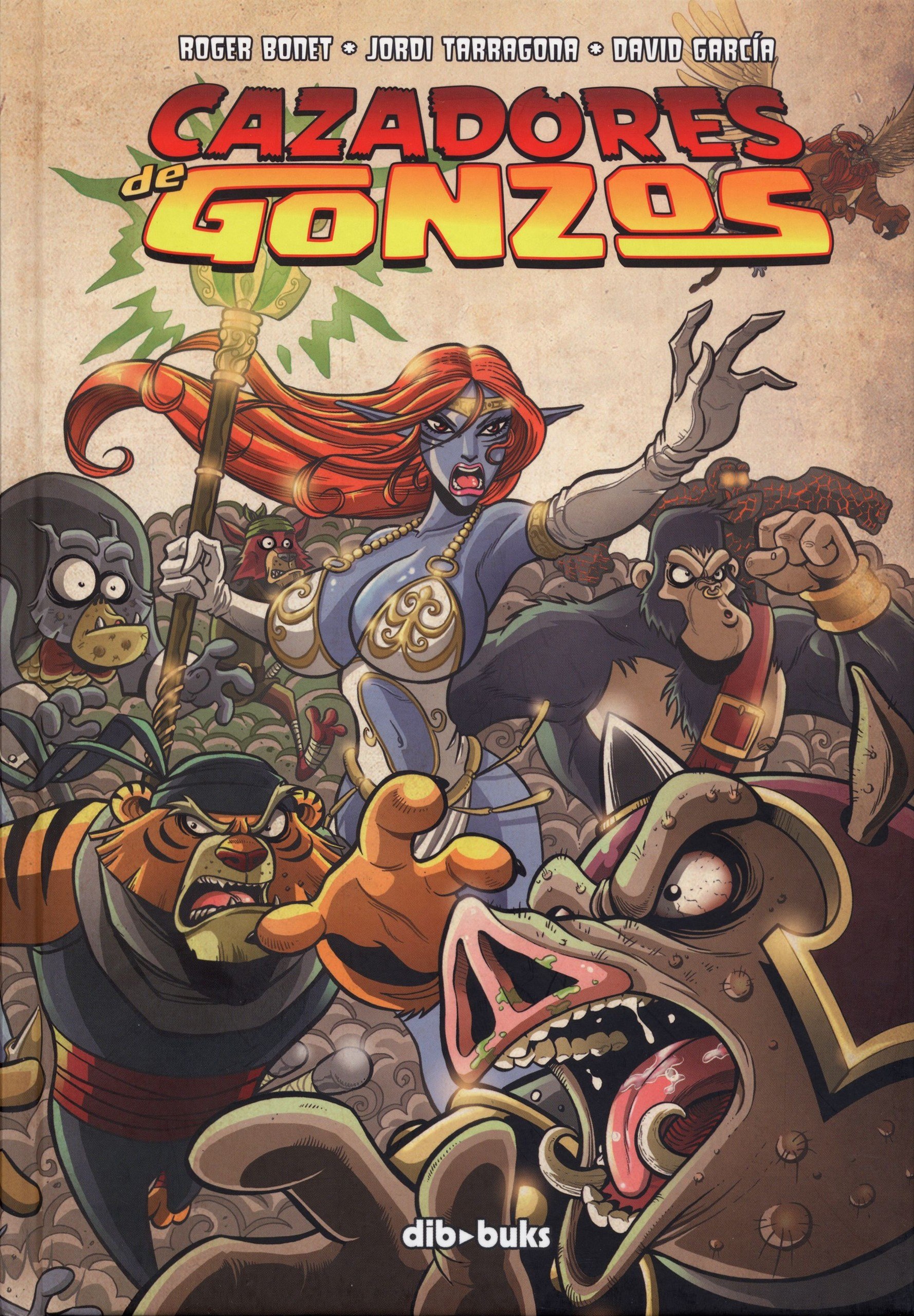 Portada ampliada de CAZADORES de GONZOS