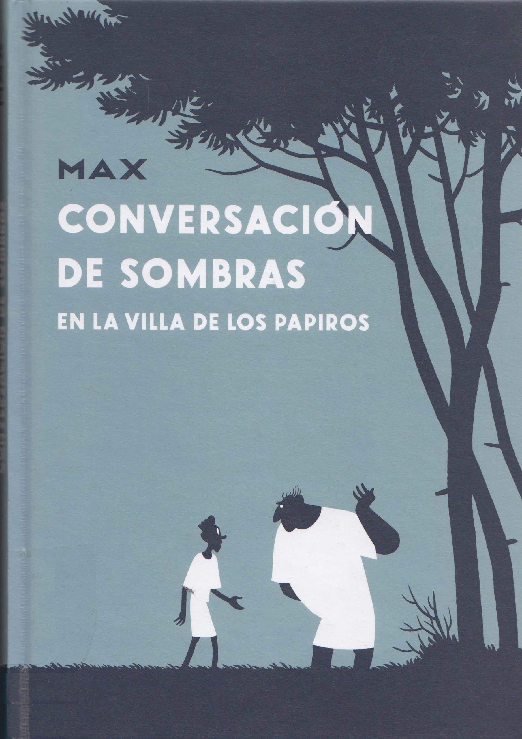 Portada ampliada de CONVERSACIÓN DE SOMBRAS EN LA VILLA DE LOS PAPIROS