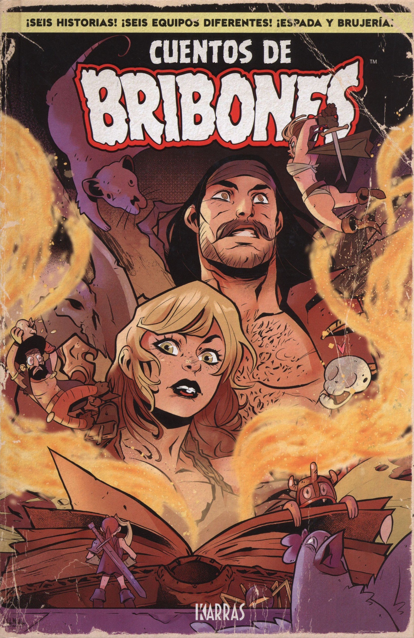 Portada ampliada de CUENTOS DE BRIBONES