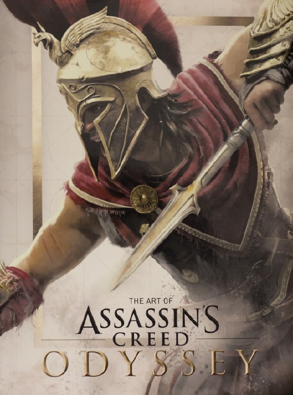 Portada ampliada de The Art of Assassin's Creed Odyssey
