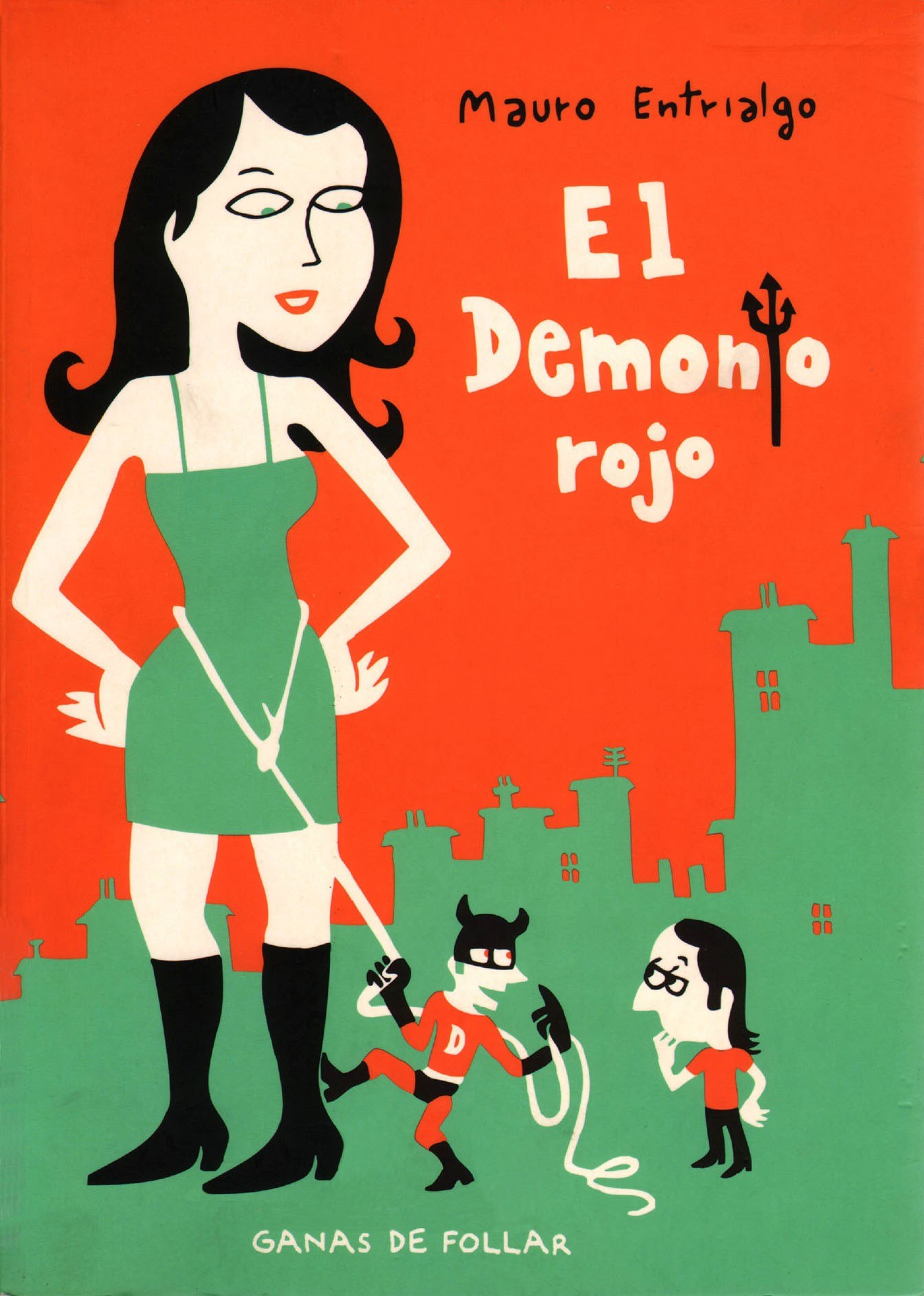 Portada ampliada de El Demonio Rojo