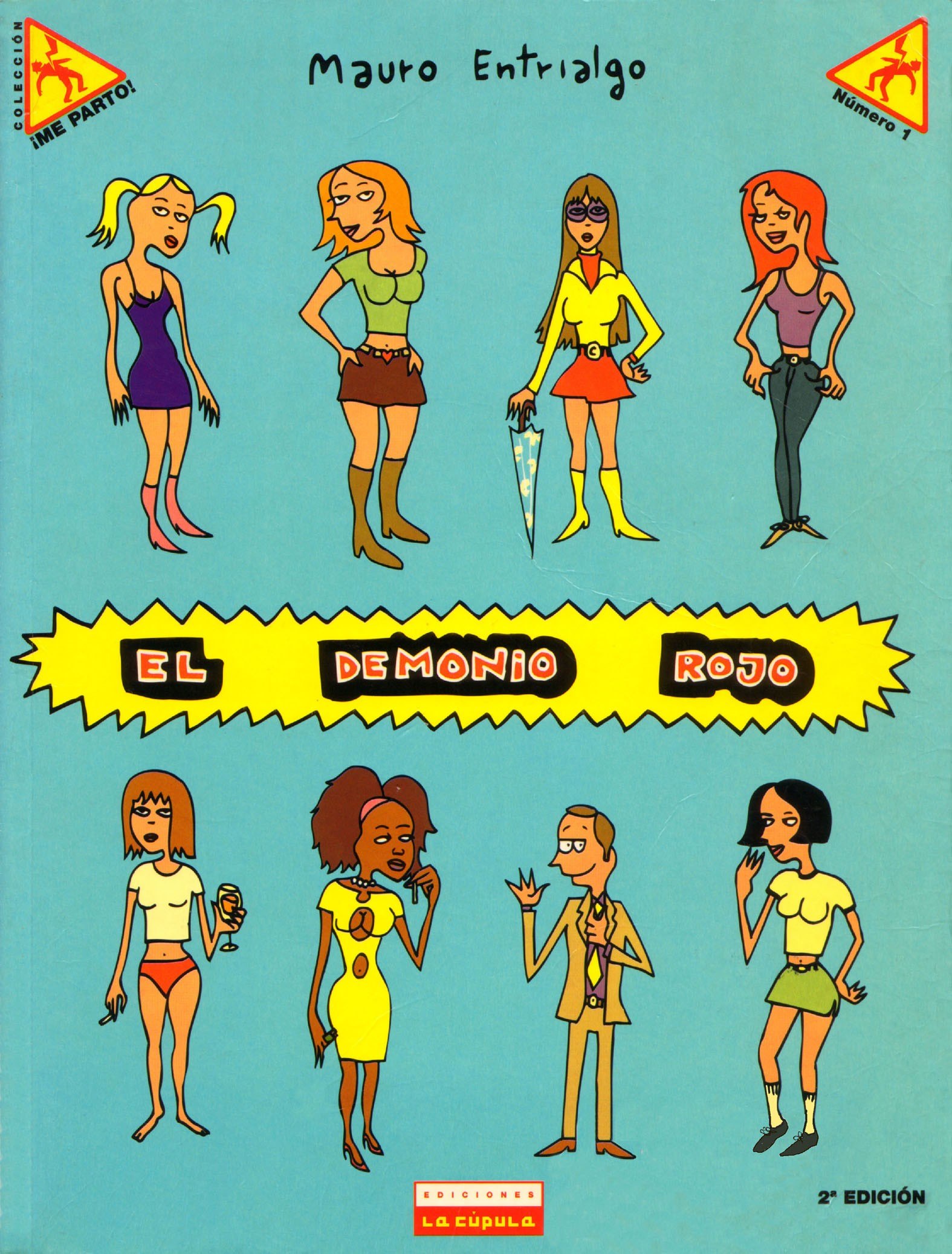 Portada ampliada de EL DEMONIO ROJO