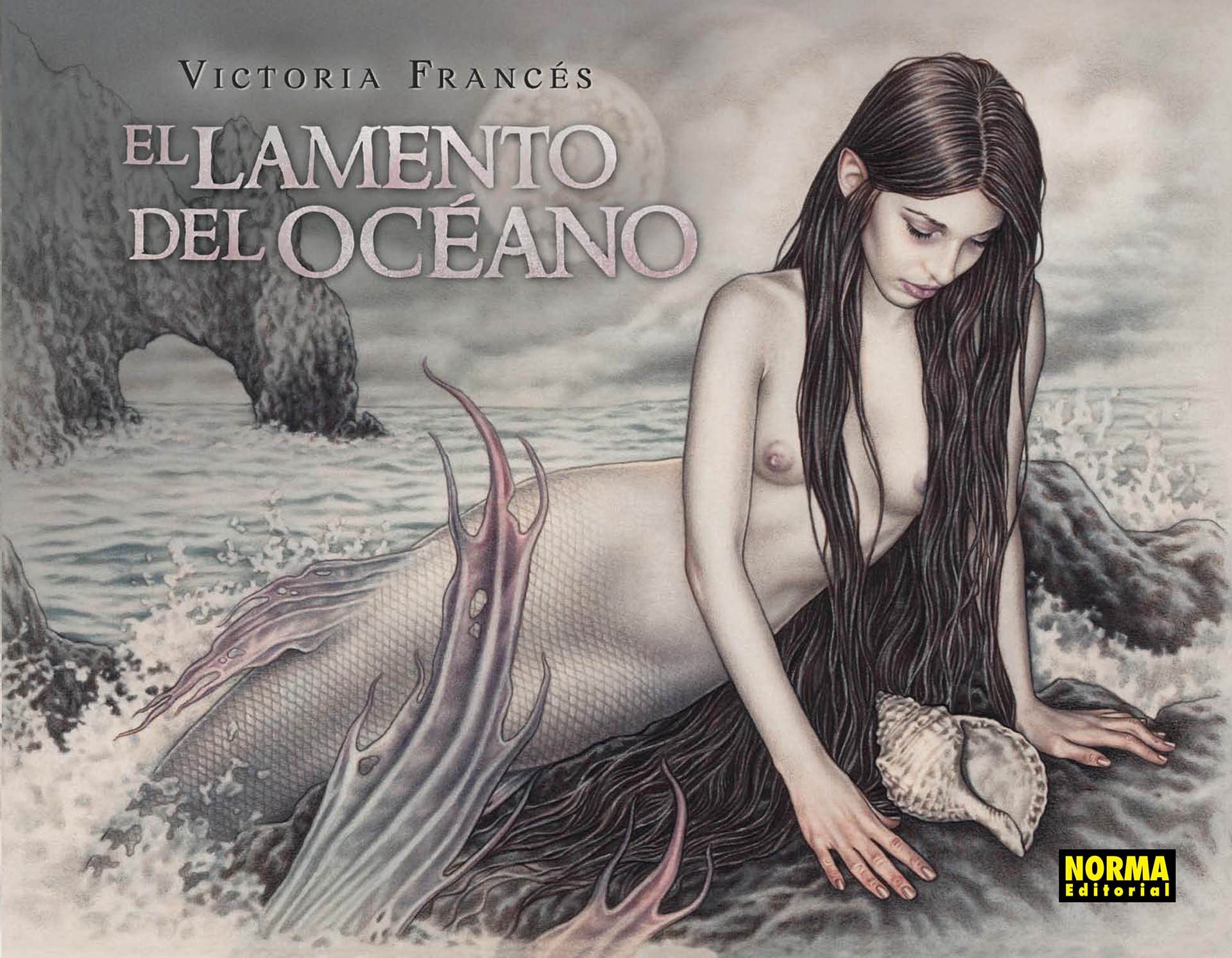 Portada ampliada de EL LAMENTO DEL OCÉANO