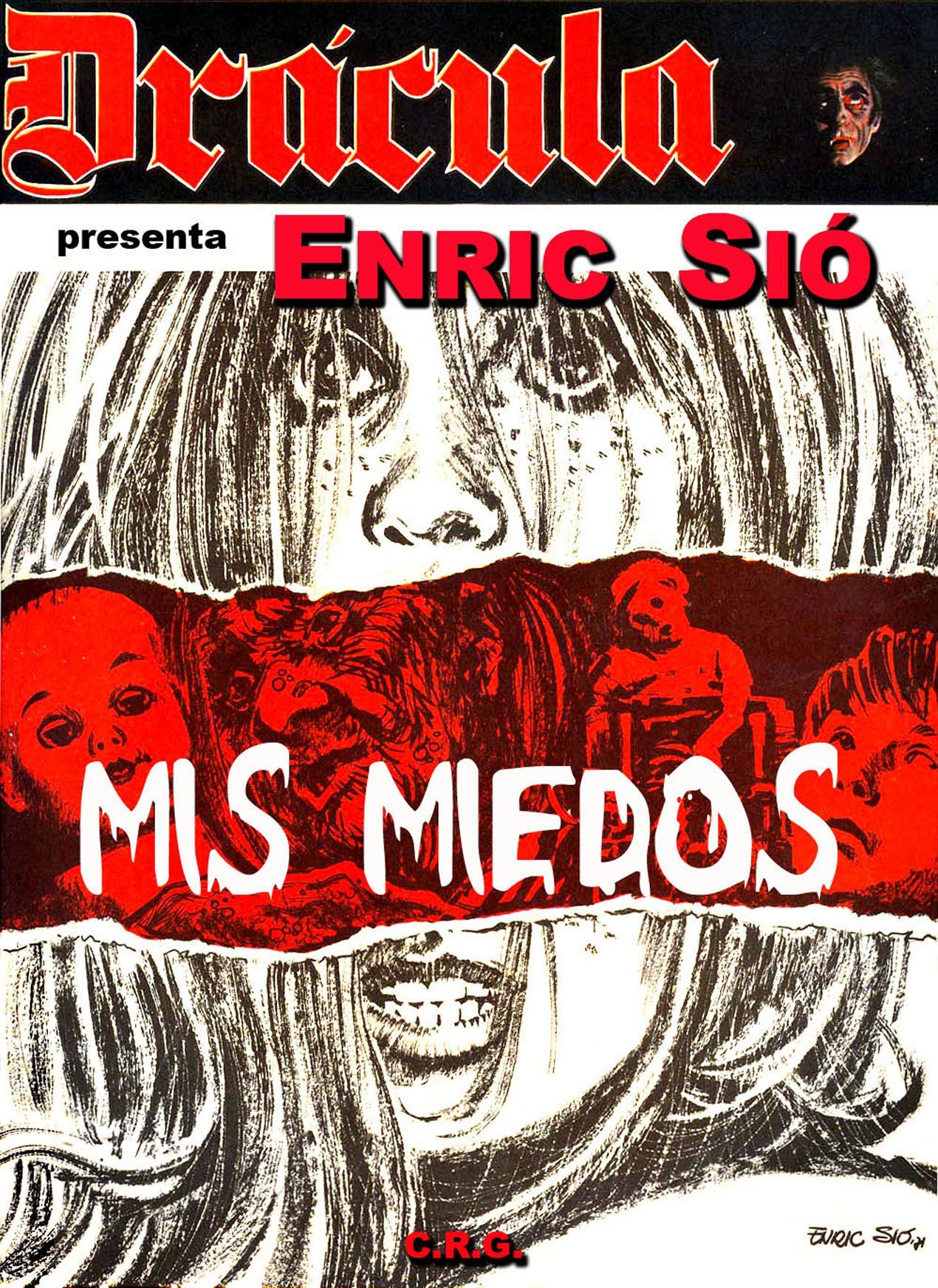 Portada ampliada de Dracula presenta Mis Miedos