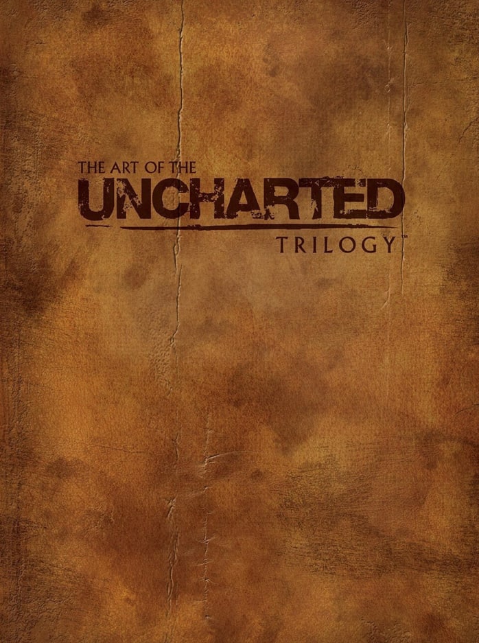 Portada ampliada de THE ART OF THE UNCHARTED TRILOGY