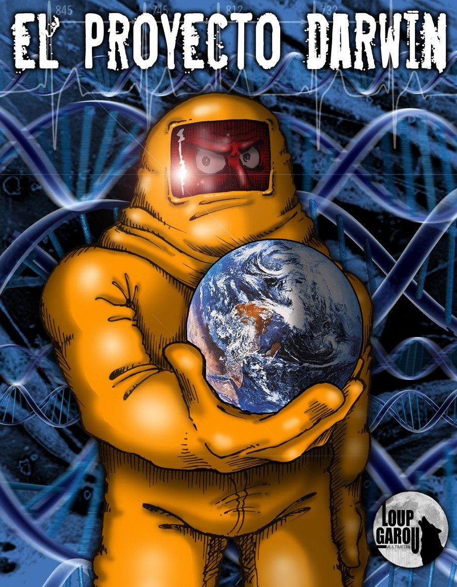 Portada ampliada de El Proyecto Darwin