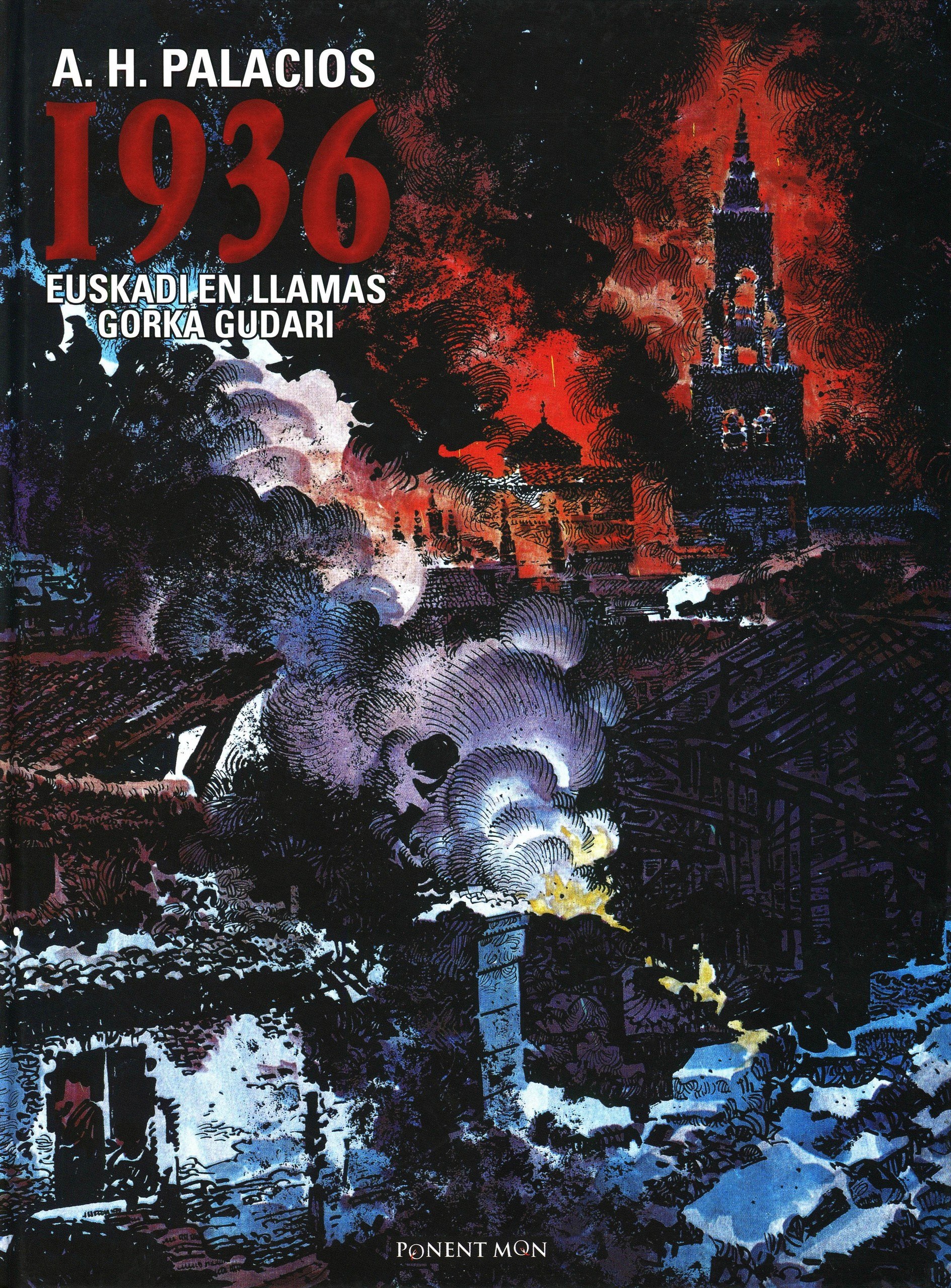 Portada ampliada de 1936 EUSKADIEN LLAMAS GORRA GUDARI