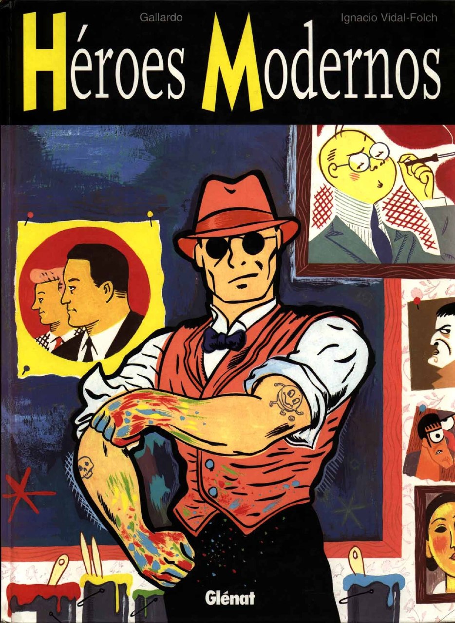 Portada ampliada de Héroes Modernos