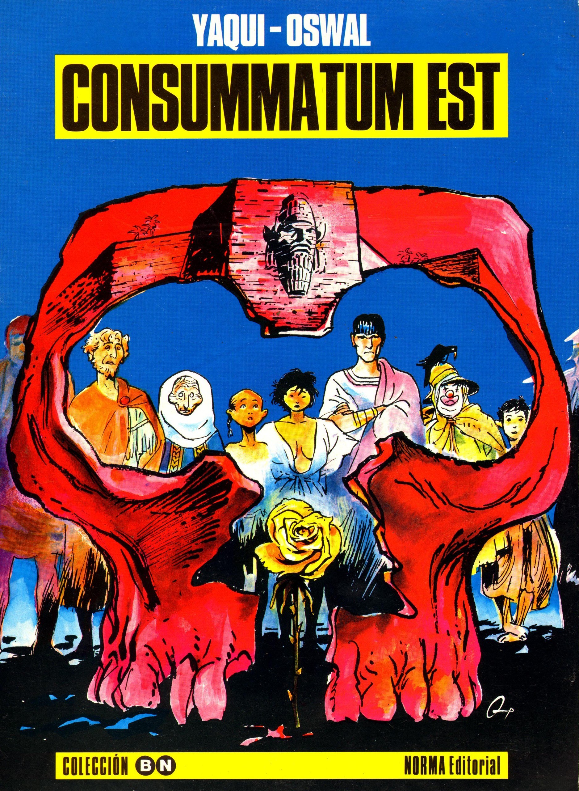 Portada ampliada de CONSUMMATUM EST