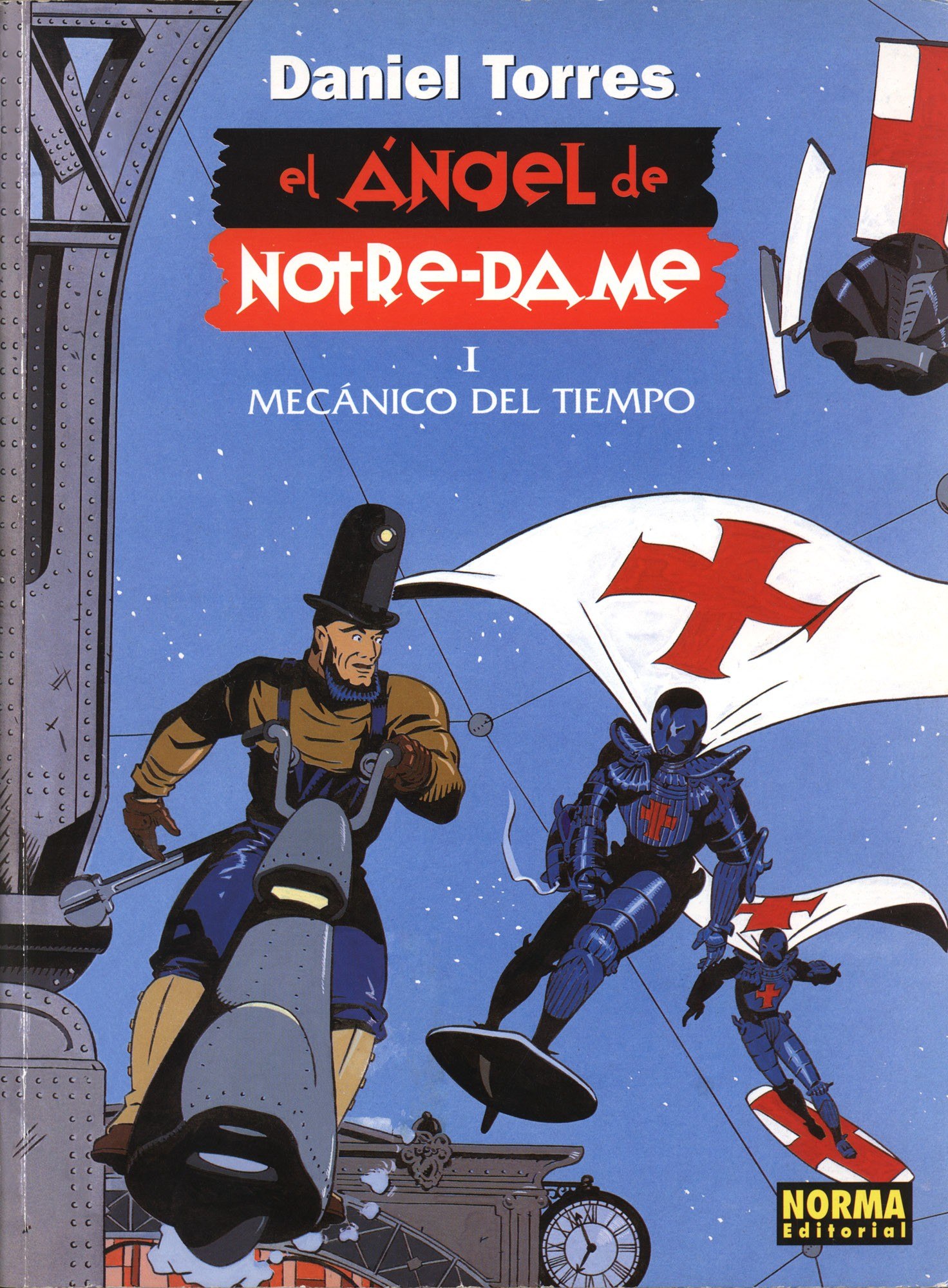 Portada ampliada de el Ángel de Notre-Dame 1 Mecánico del Tiempo