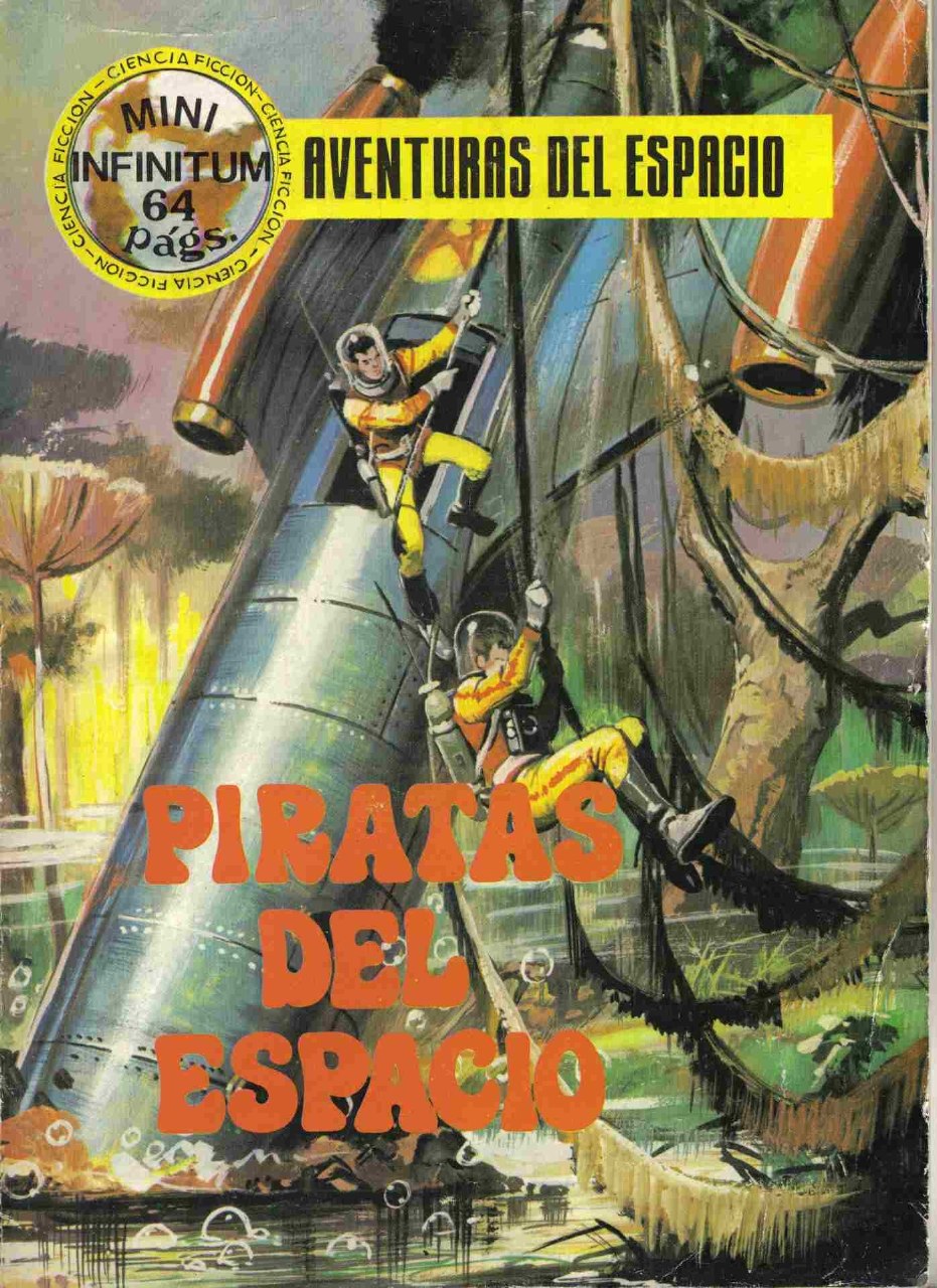 Portada ampliada de Piratas del Espacio