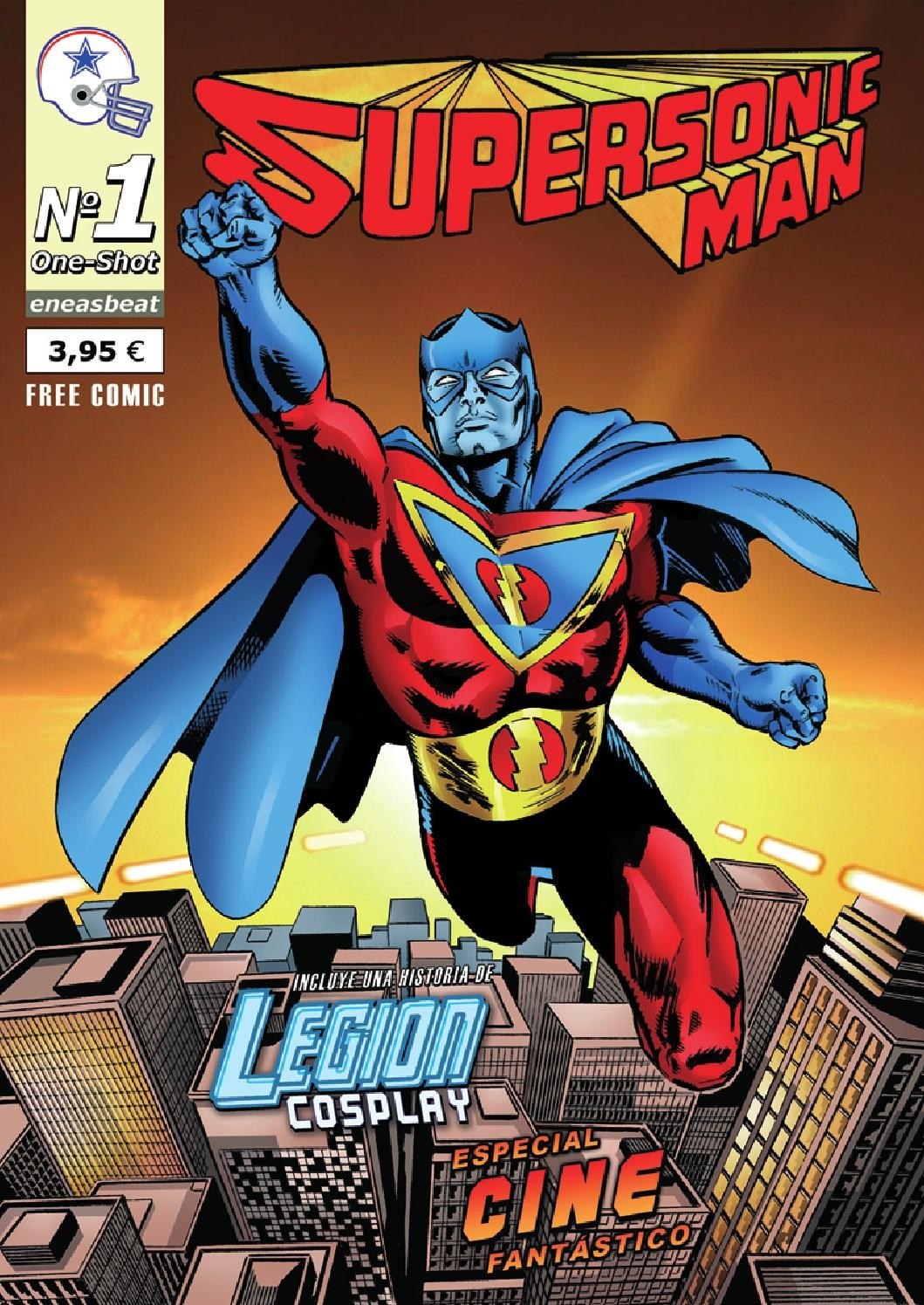 Portada ampliada de SUPERSONIC MAN