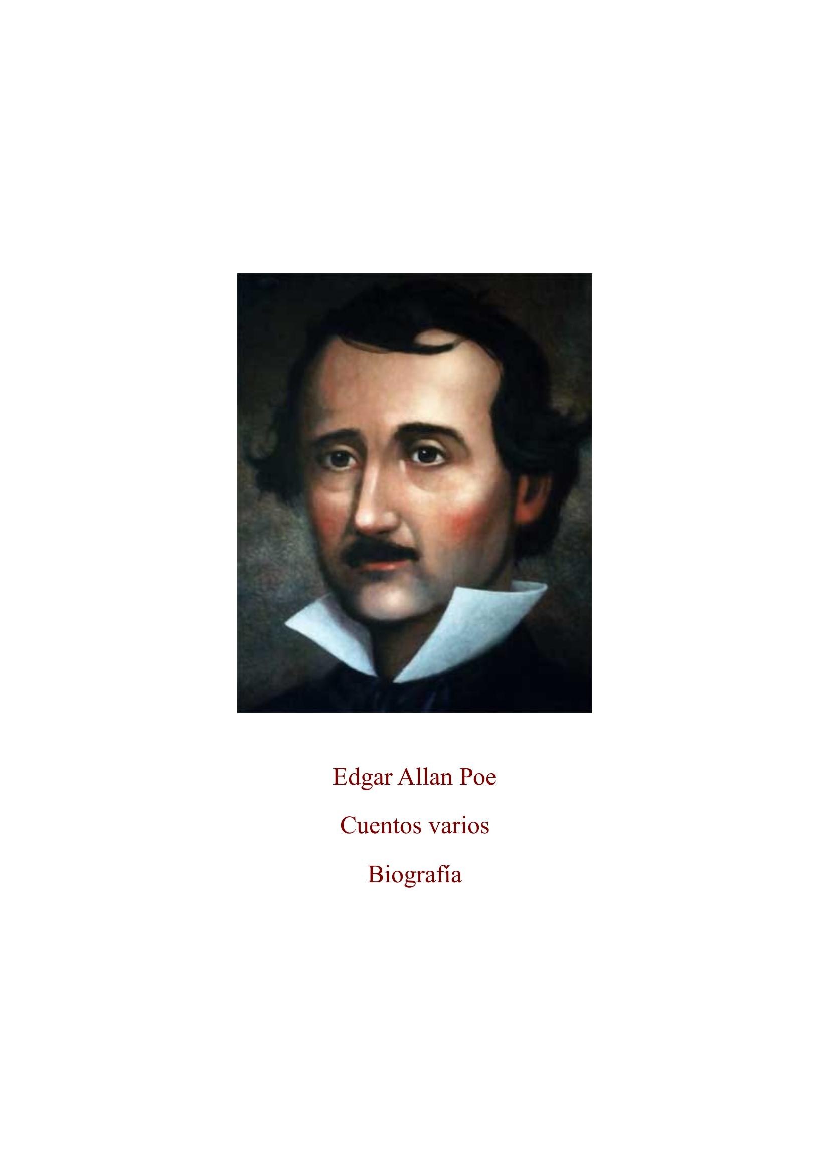 Portada ampliada de Tres Cuentos de Poe en BN - Cuentos originales de Poe - JMLocke