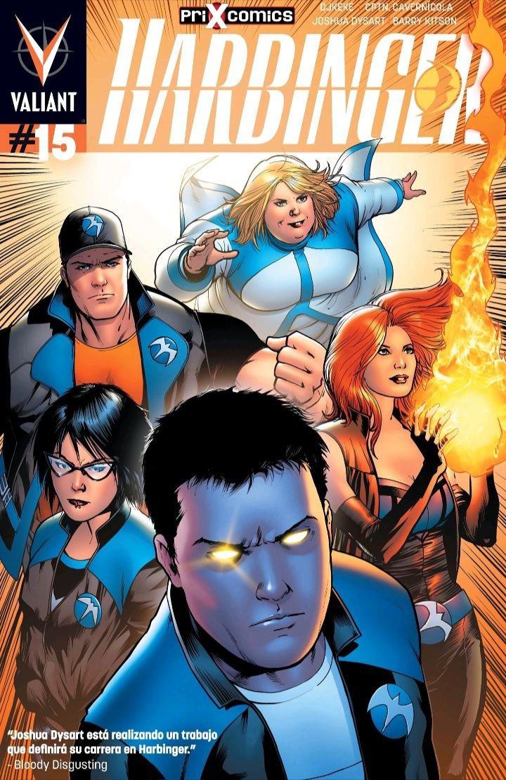 Portada ampliada de HARBINGER
