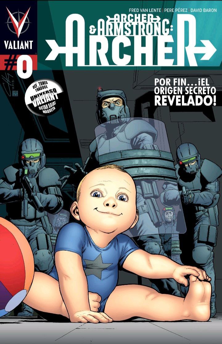 Portada ampliada de Archer & Armstrong: Archer