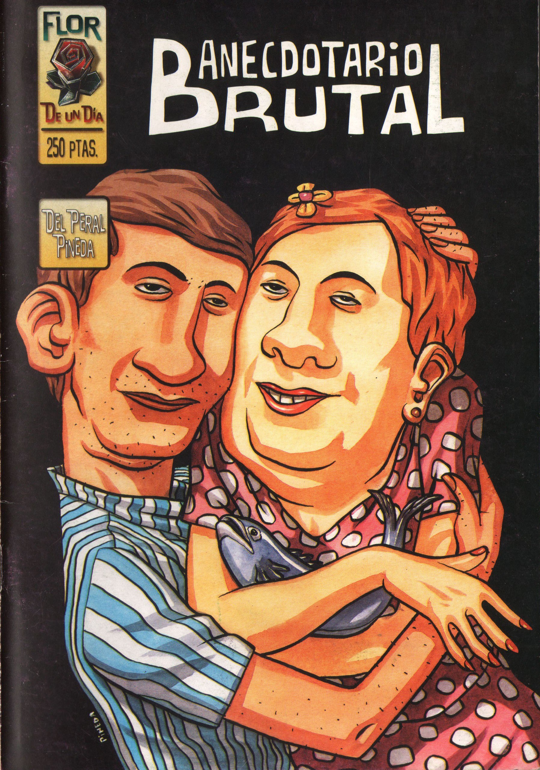 Portada ampliada de B ANECDOTARIO BRUTAL