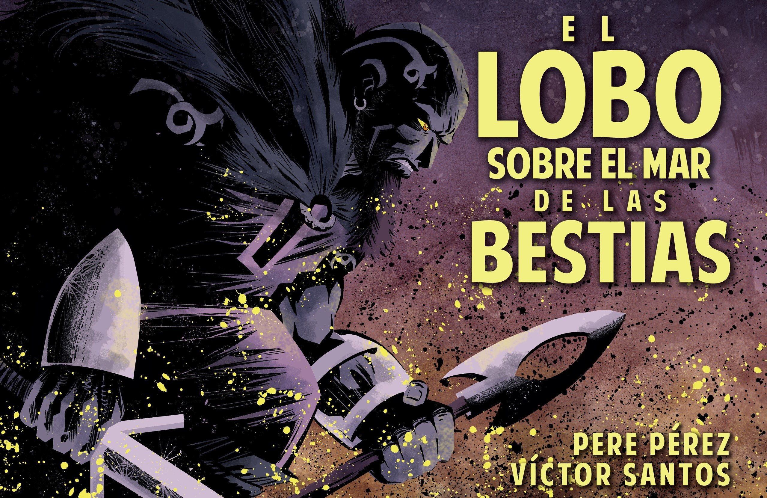 Portada ampliada de EL LOBO SOBRE EL MAR DE LAS BESTIAS