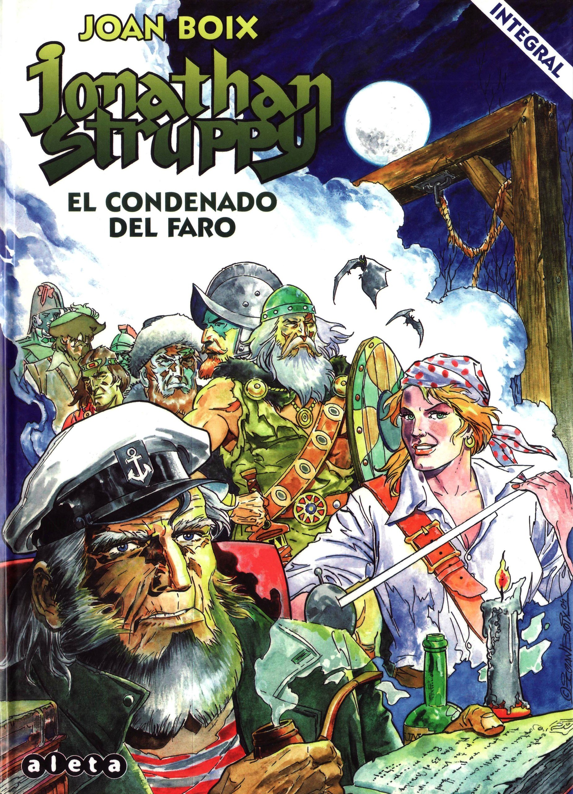 Portada ampliada de Jonathan Strupp. El Condenado del Faro