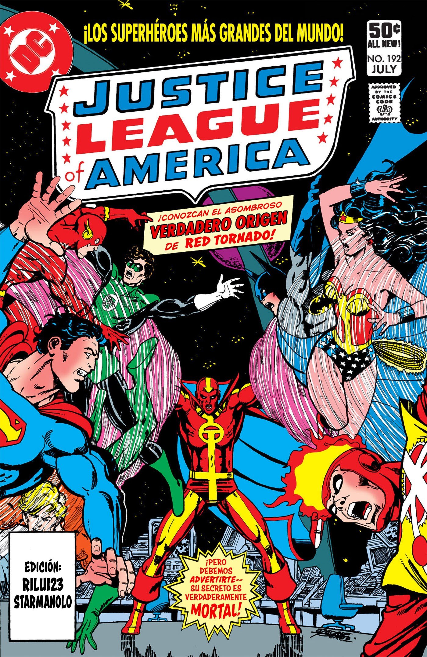 Portada ampliada de Justice League of America