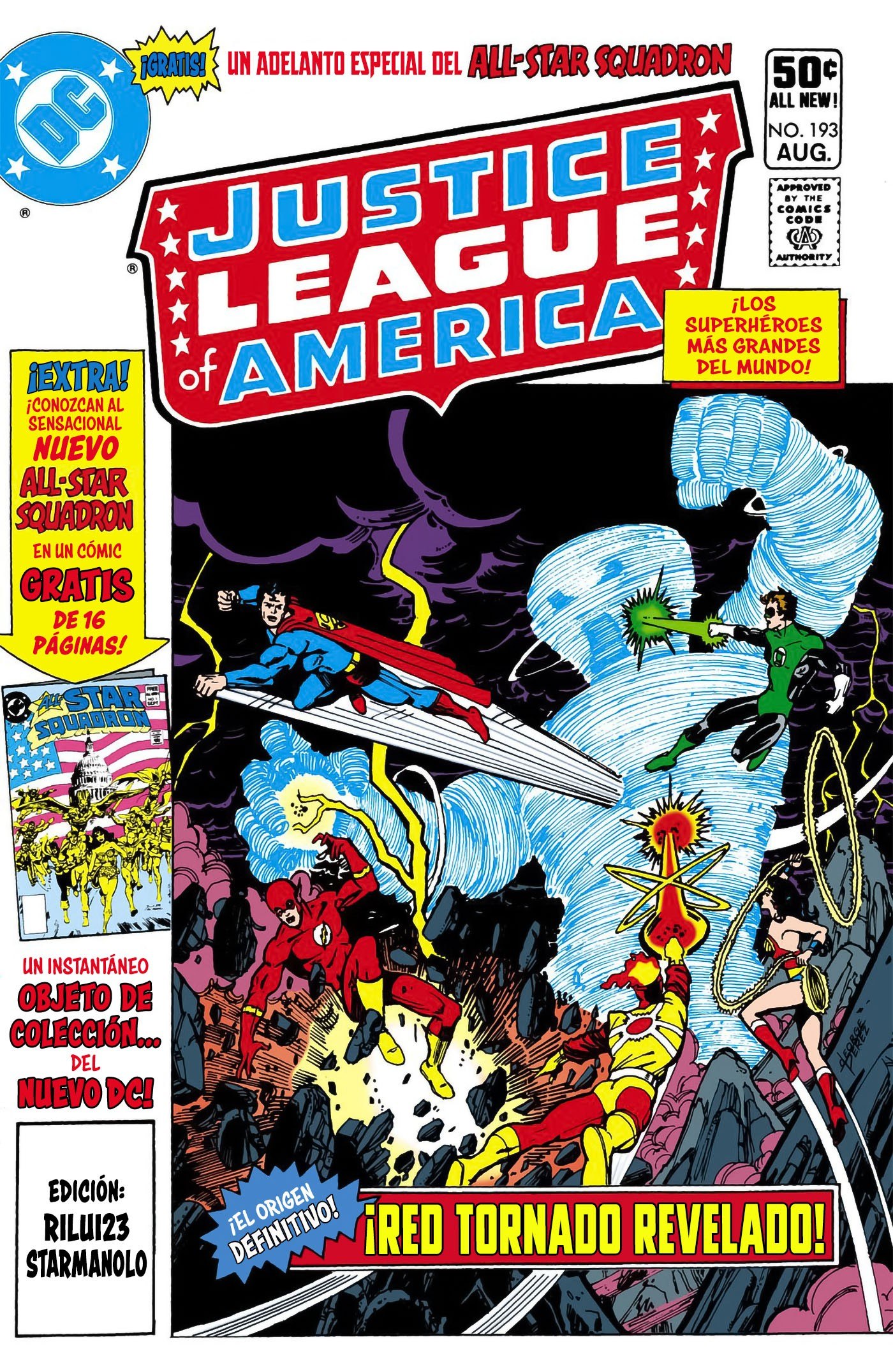 Portada ampliada de JUSTICE LEAGUE of AMERICA