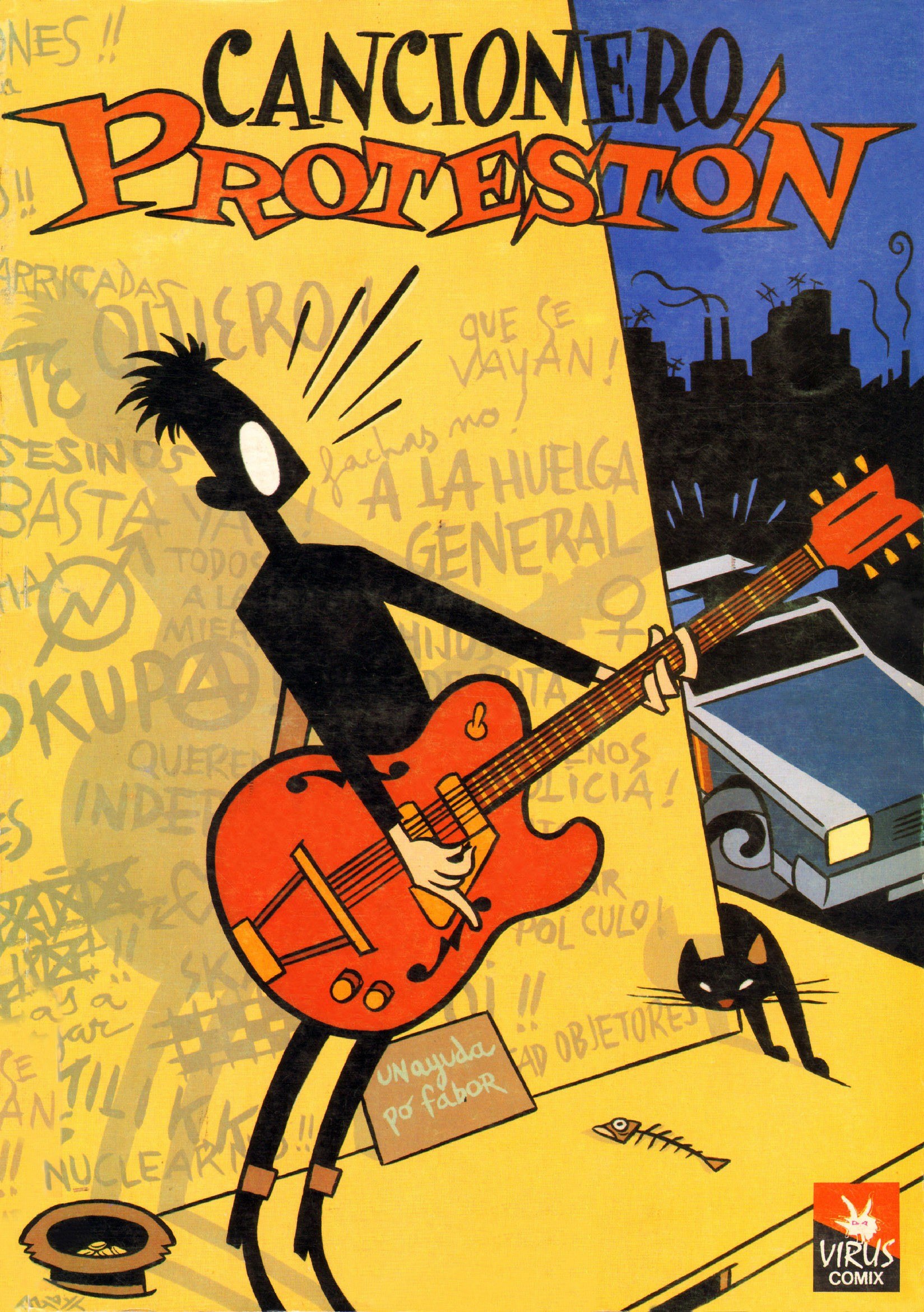 Portada ampliada de CANCIONERO PROTESTÓN