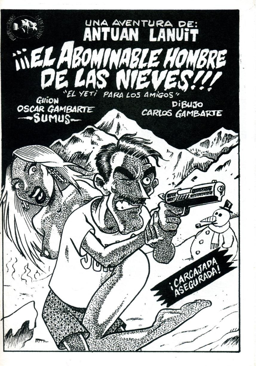 Portada ampliada de EL ABOMINABLE HOMBRE DE LAS NIEVES!!!
