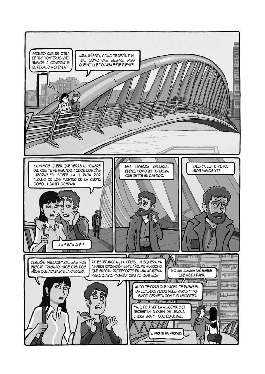 Portada ampliada de El hombre de los puentes