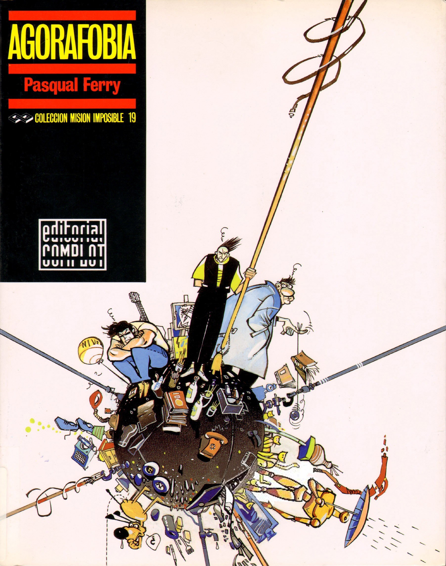 Portada ampliada de Agorafobia - Pascual Ferry (Col. Mision Imposible 19)