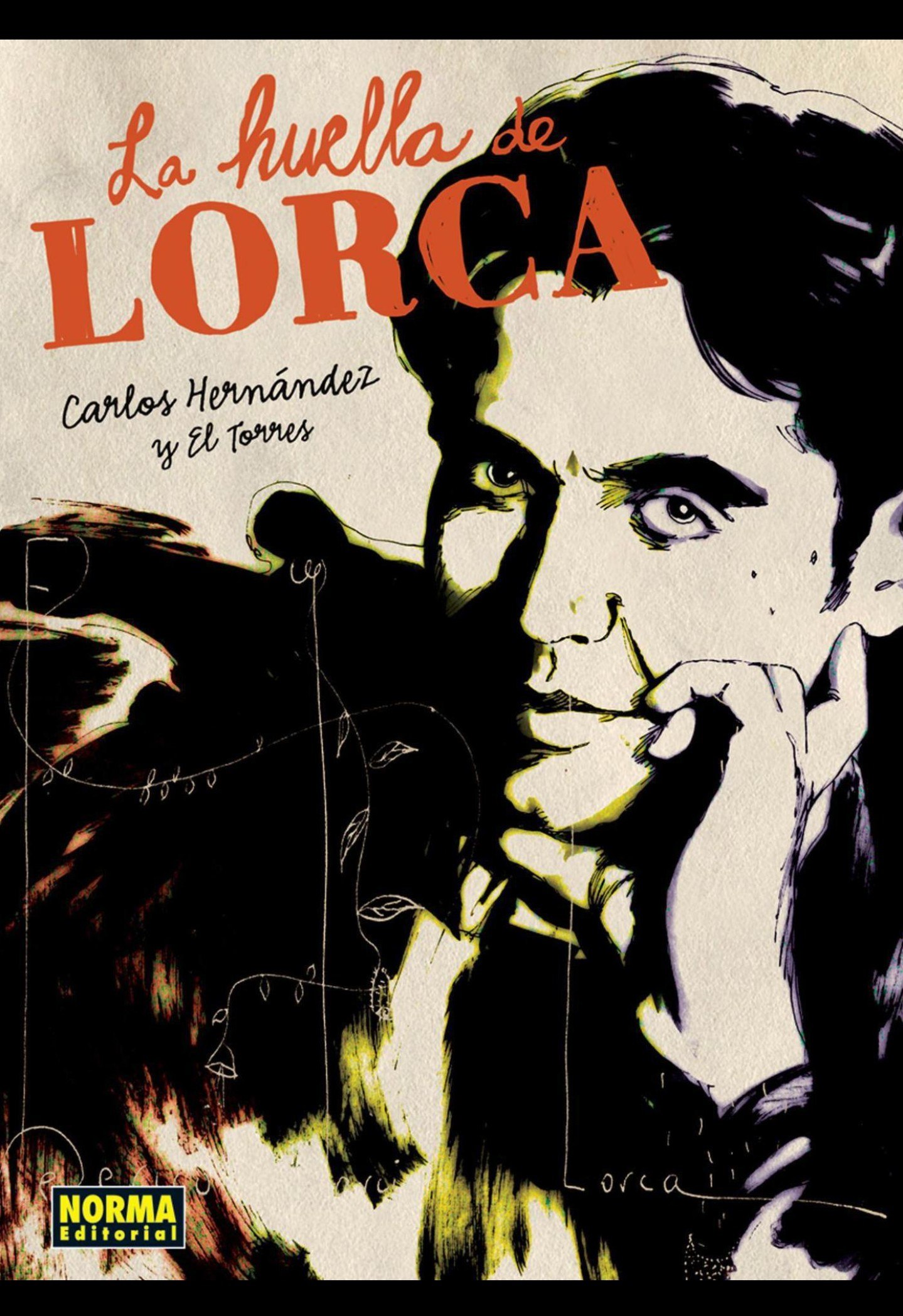 Portada ampliada de La Huella de Lorca de Carlos Hernandez y El Torres (Norma Editorial) (2011) (zaragway)