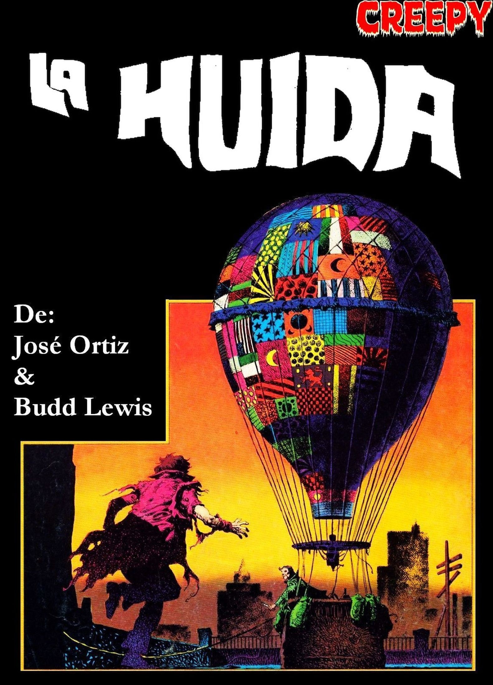 Portada ampliada de La huida - Jose Ortiz y Budd Lewis