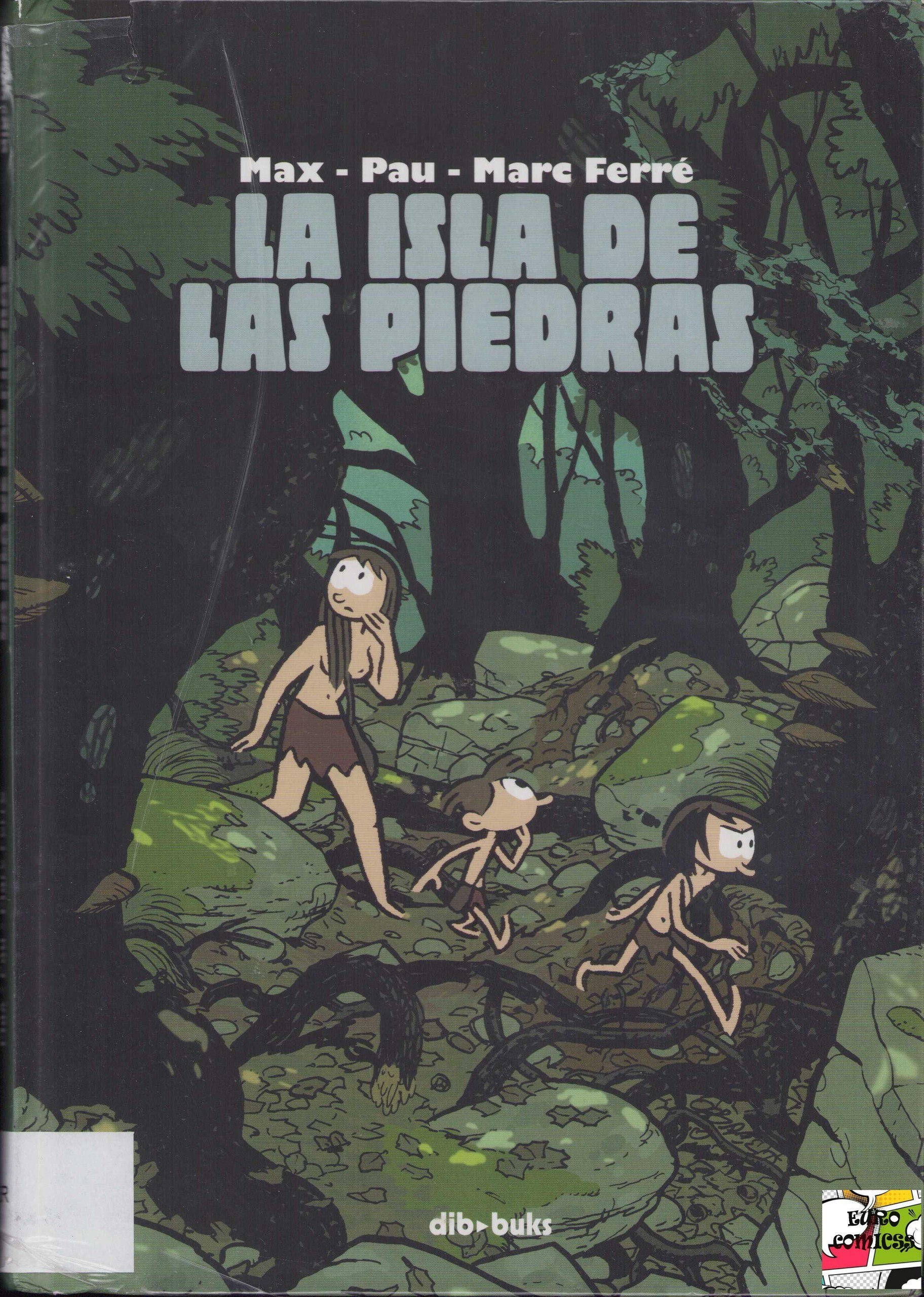 Portada ampliada de La isla de las piedras (Eurocomicss Junior)