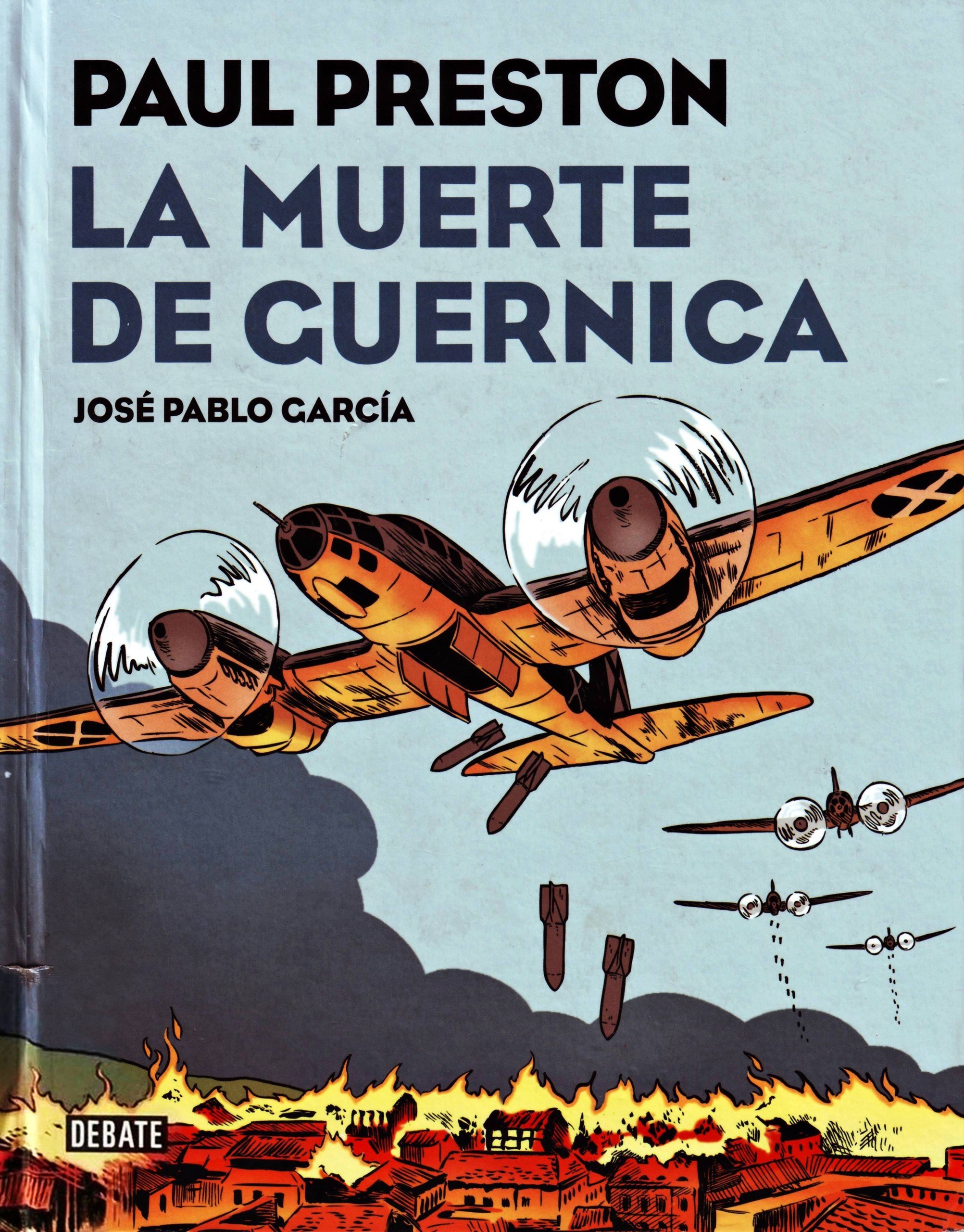 Portada ampliada de La muerte de Guernica.Preston & Garcia.2017 (Bostamr) CRG