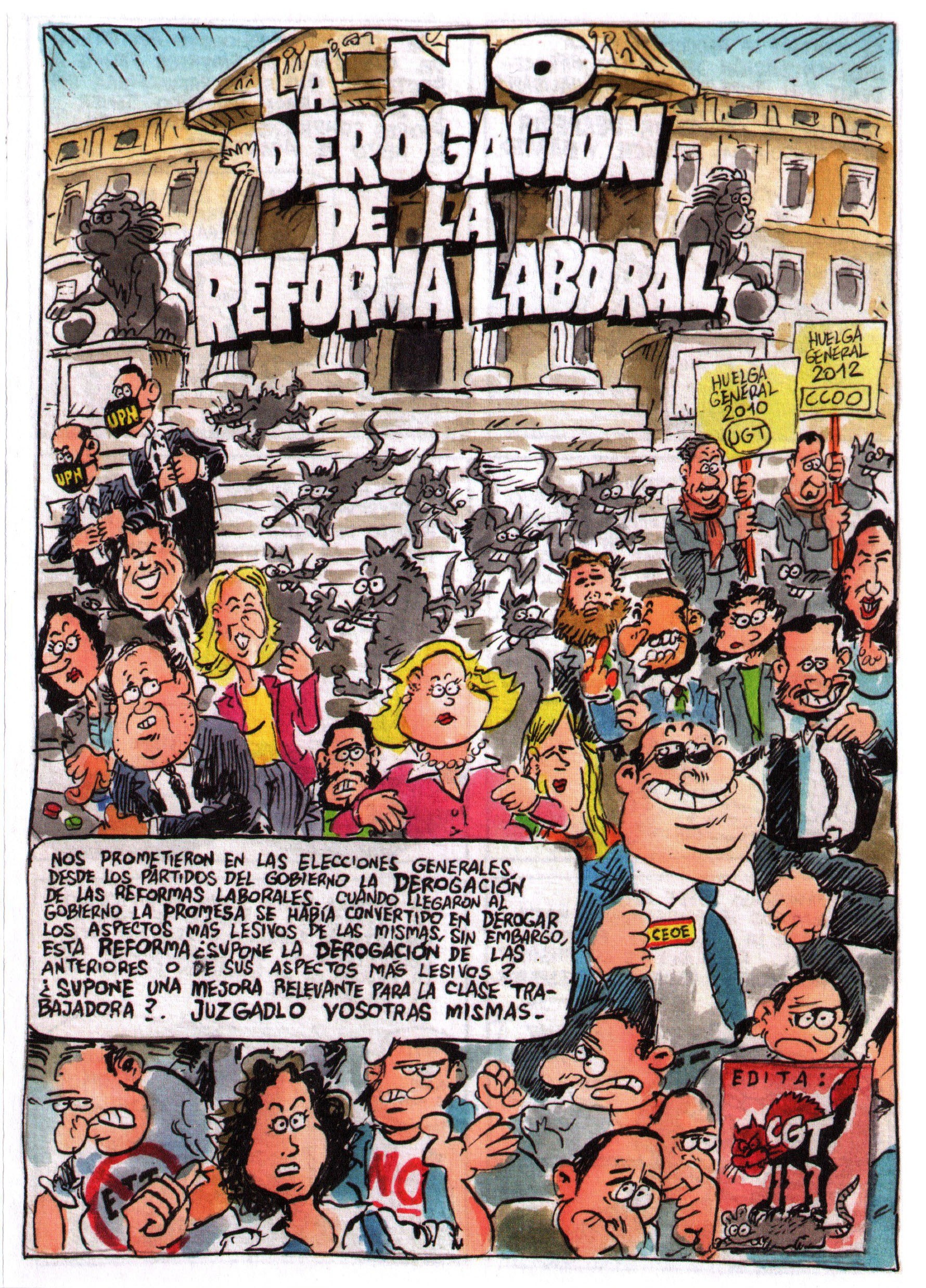 Portada ampliada de La no derogacion de la Reforma Laboral - Azagra
