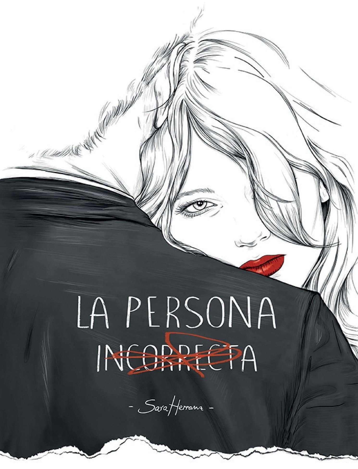 Portada ampliada de La persona incorrecta(Sara Herranz)(Fakolas)(CRG)