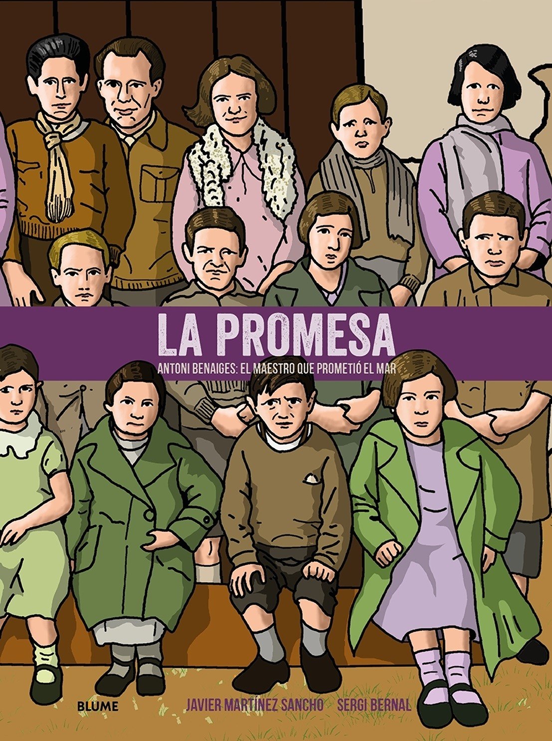 Portada ampliada de La promesa(Martinez Sancho-Bernal)(Fakolas)(CRG)