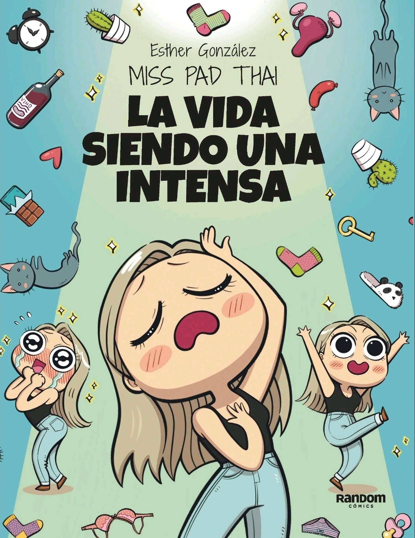 Portada ampliada de La vida siendo una intensa(Miss Pad Thai)(Fakolas)(XIX Aniversario CRG)