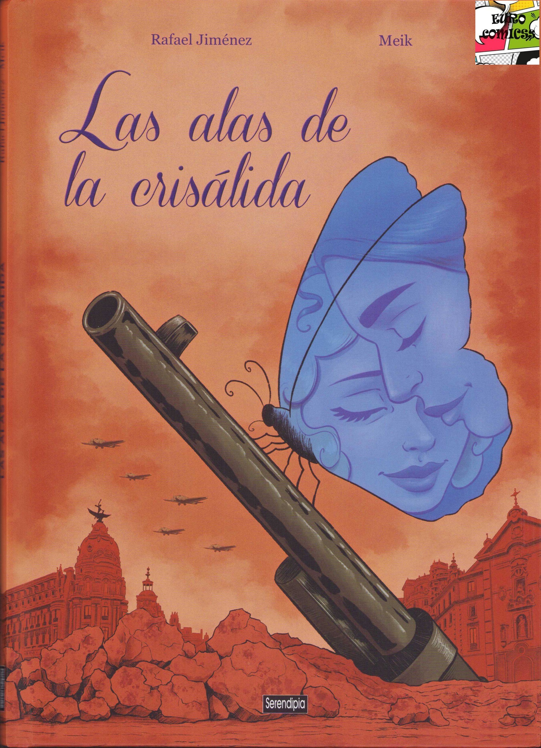 Portada ampliada de Las alas de la crisalida - Jimenez & Meik (Eurrocomicss)
