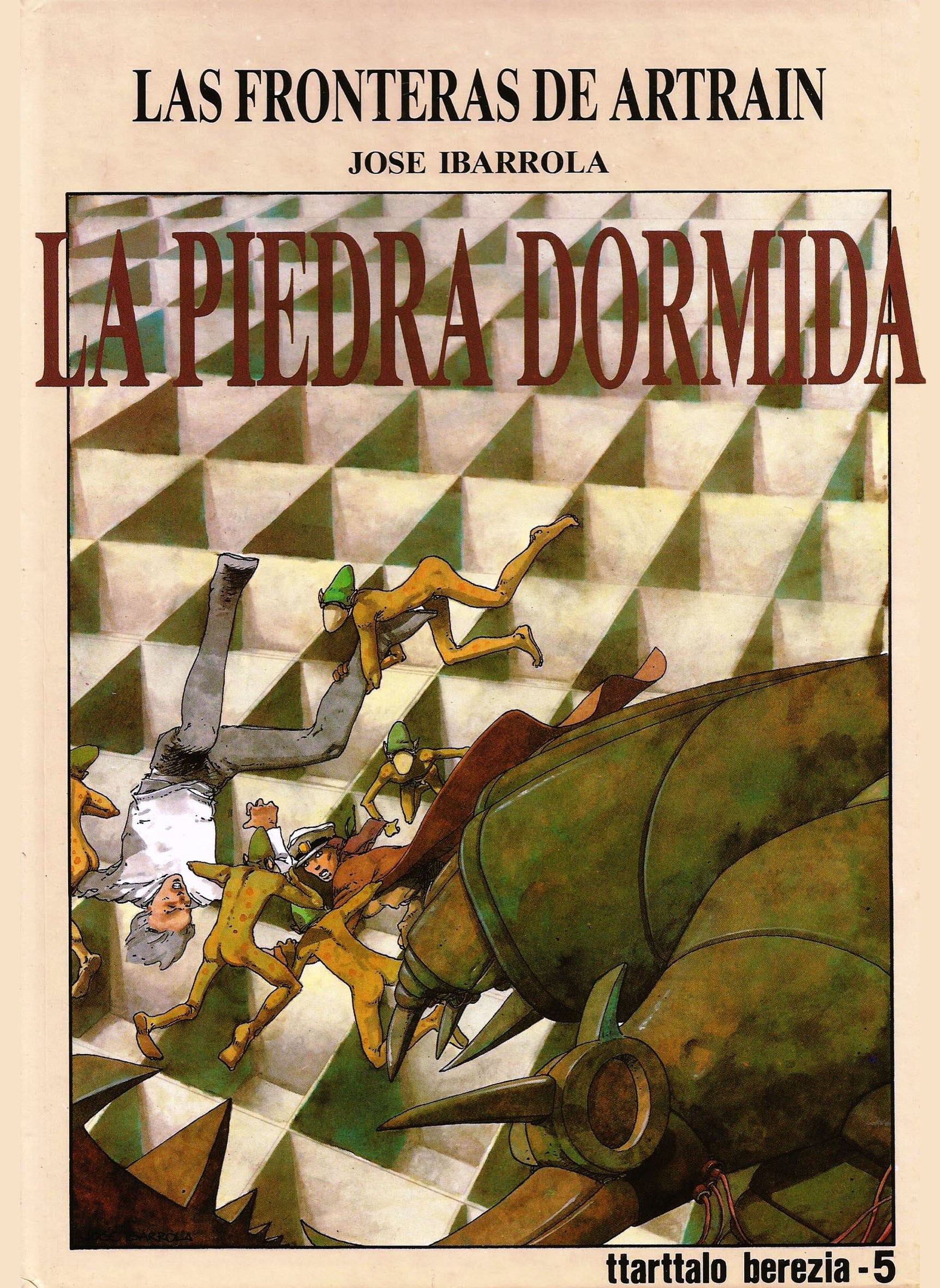 Portada ampliada de LAS FRONTERAS DE ARTRAIN-La piedra dormida (Tinblack)