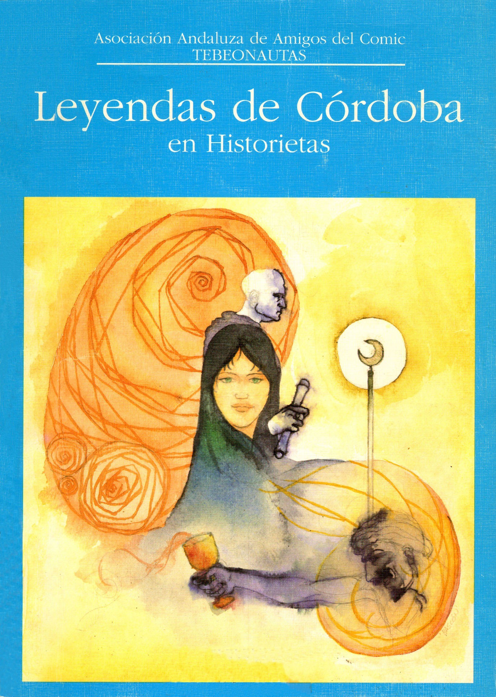 Portada ampliada de Leyendas de Cordoba en historietas - Asoc. Andaluza de amigos del comic (Tebeonautas)