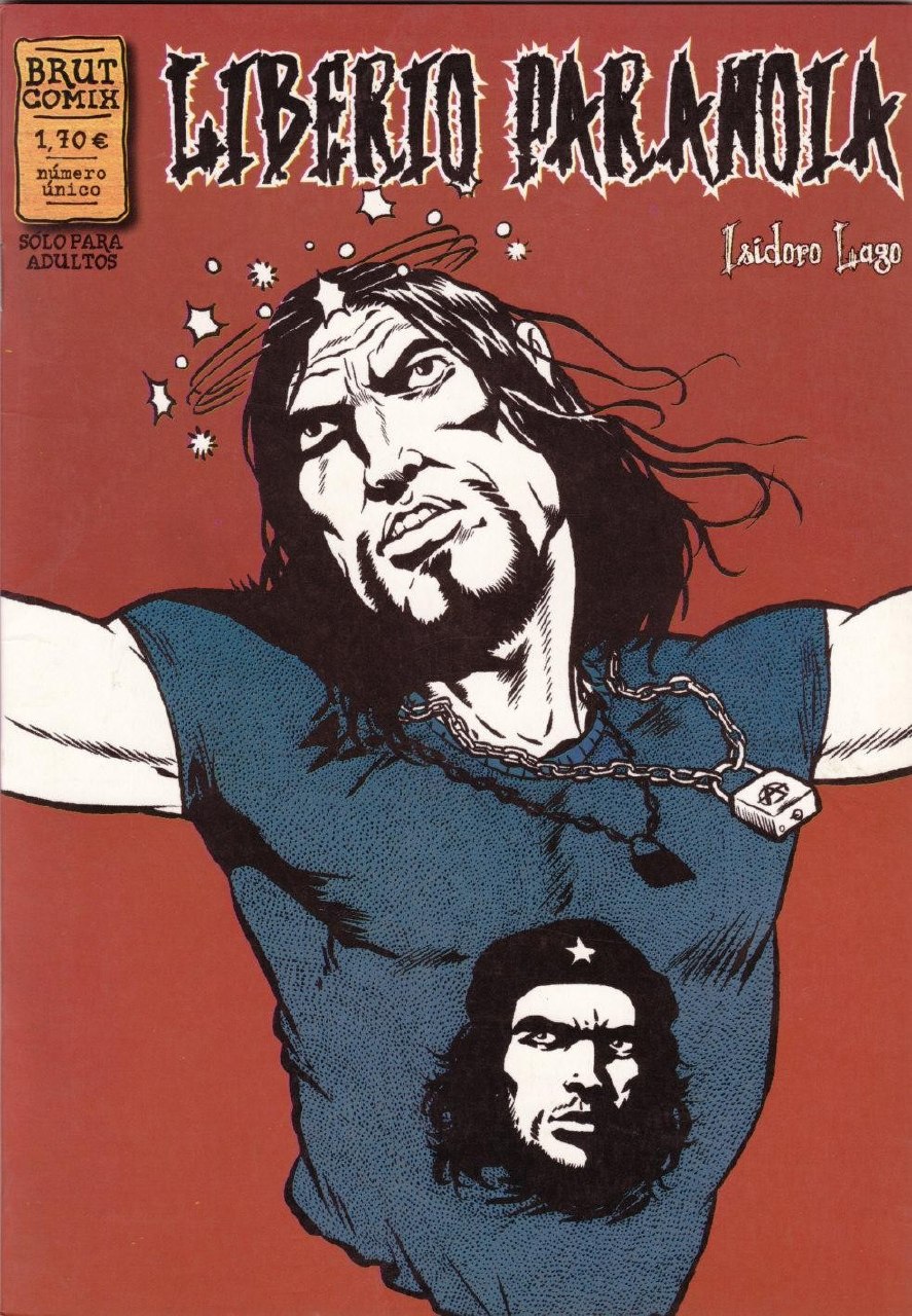Portada ampliada de Liberio Paranoia Isidoro Lago Brut Comix