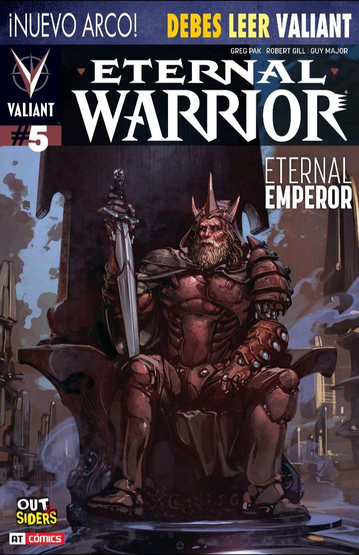 Portada ampliada de ETERNAL WARRIOR
