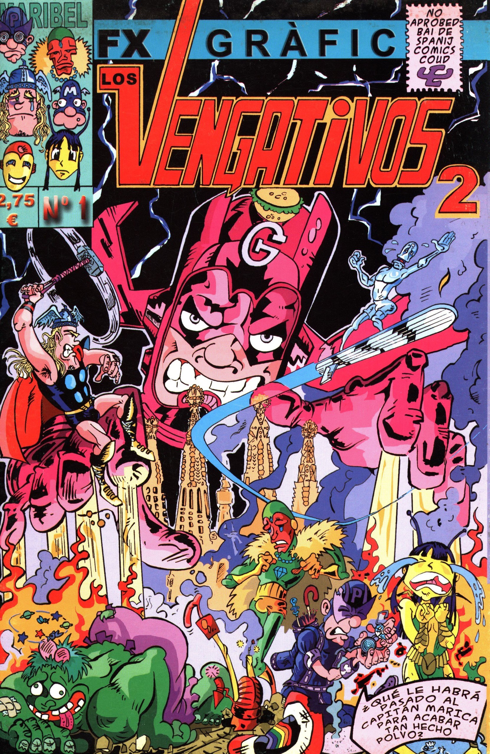Portada ampliada de LOS VENGATIVOS 2
