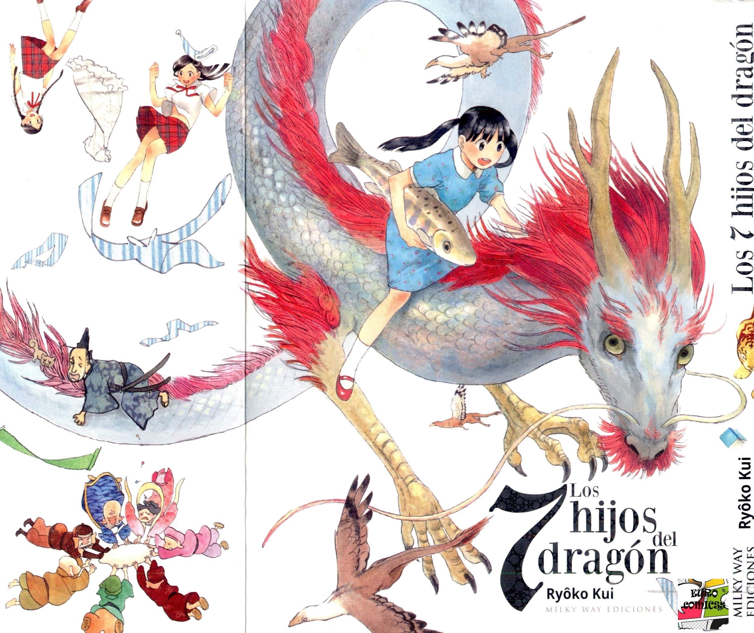 Portada ampliada de Los 7 hijos del dragón