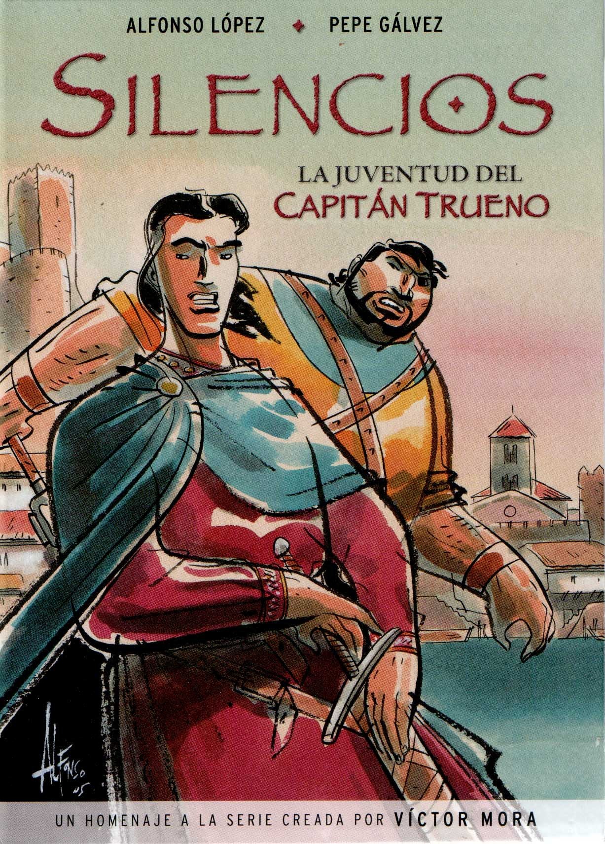 Portada ampliada de SILENCIOS LA JUVENTUD DEL CAPITÁN TRUENO
