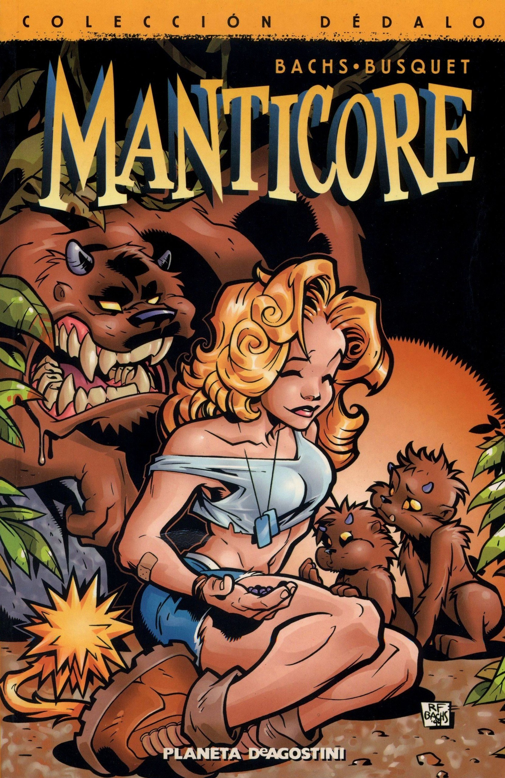 Portada ampliada de MANTICORE